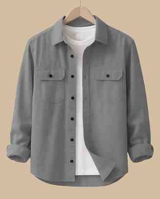 DEELMO Men’s Stylish Cotton Blend Casual Shirt